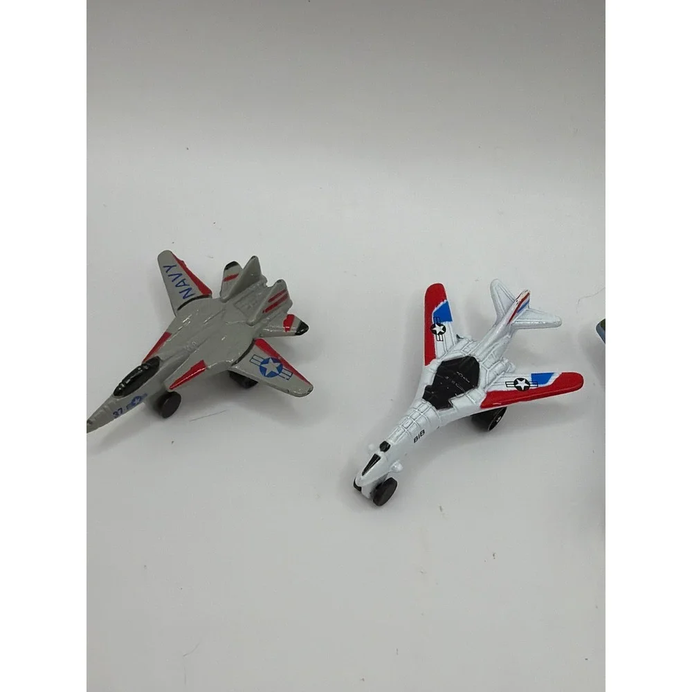 Vintage 80s Micro Imperial Toy Fighter Jets Diecast Military Plane Lot